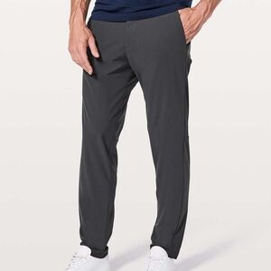 Lululemon M5522S Commission Pant Slim *Warpstreme Green Blue EUC Sz 31 × 29